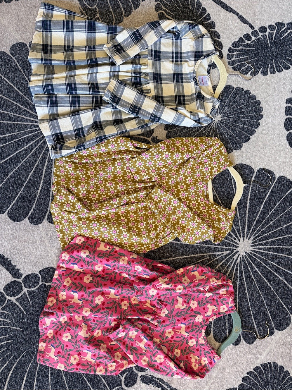 Hanna Andersson Long-Sleeve Dress Bundle (3) - Like New Condition!